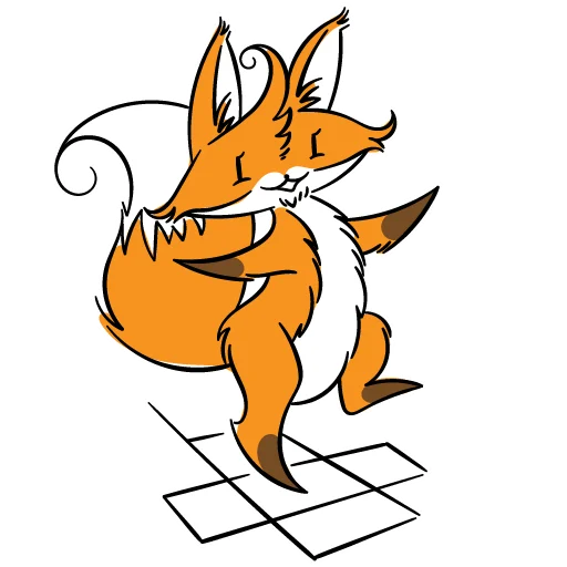 🤸 Стикер «drekhann лиски-крыски» для Telegram