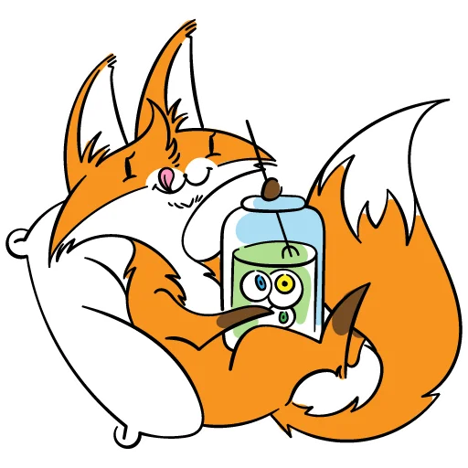 👀 Стикер «drekhann лиски-крыски» для Telegram
