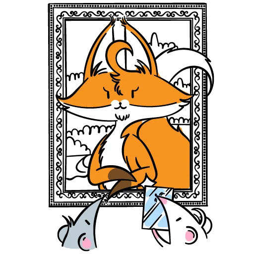 🖼 Стикер «drekhann лиски-крыски» для Telegram