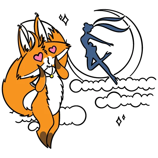 🐇 Стикер «drekhann лиски-крыски» для Telegram
