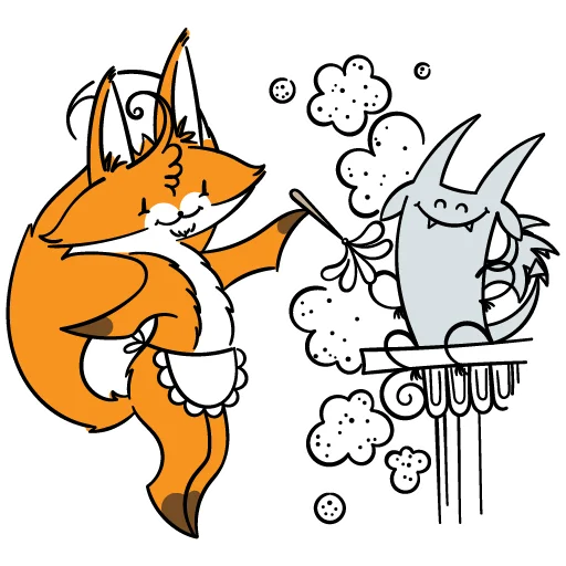 🗿 Стикер «drekhann лиски-крыски» для Telegram