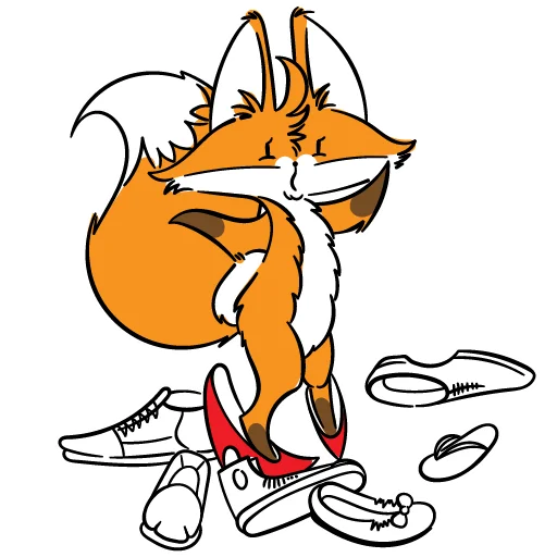 👠 Стикер «drekhann лиски-крыски» для Telegram