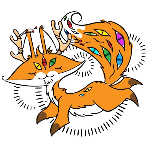 👁 Стикер «drekhann лиски-крыски» для Telegram