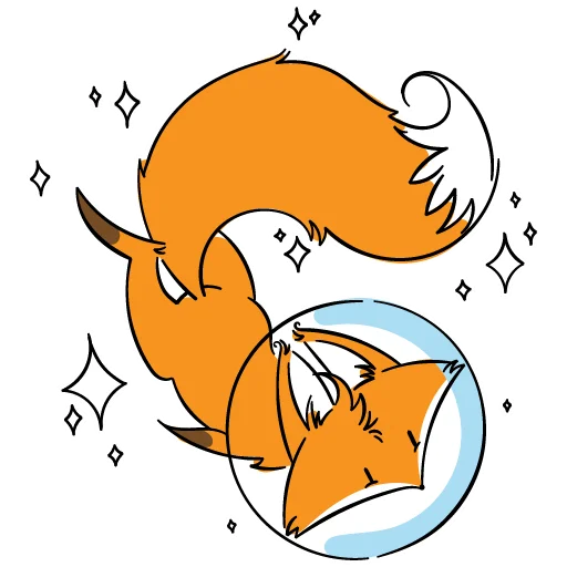 🛰 Стикер «drekhann лиски-крыски» для Telegram