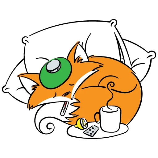 🌡 Стикер «drekhann лиски-крыски» для Telegram