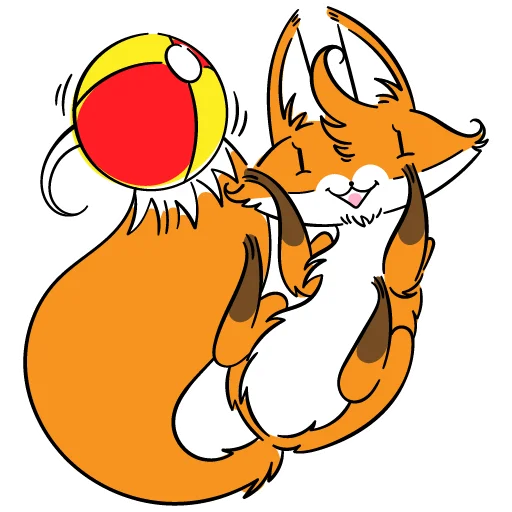 ⛱ Стикер «drekhann лиски-крыски» для Telegram