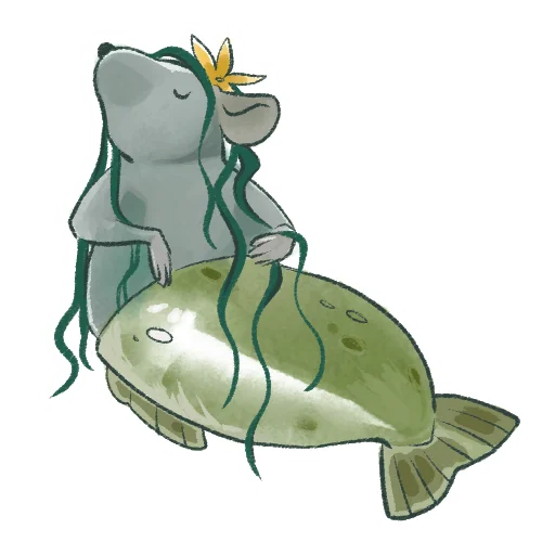 🐟 Стикер «Криси» для Telegram