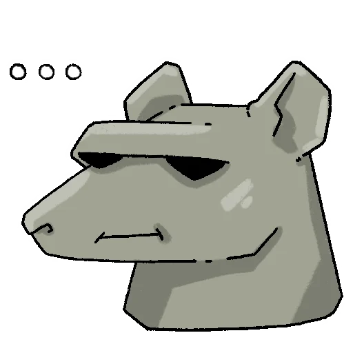 🗿 Стикер «Будни крысовода» для Telegram