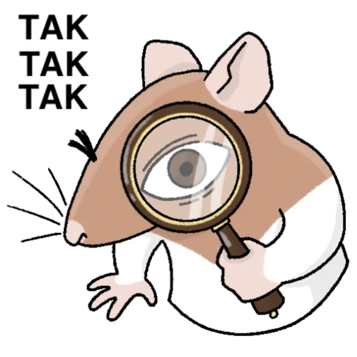 🔎 Стикер «Будни крысовода» для Telegram