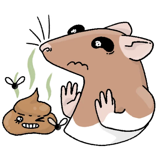 💩 Стикер «Будни крысовода» для Telegram