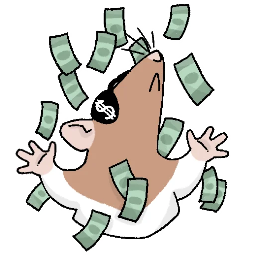 💰 Стикер «Будни крысовода» для Telegram