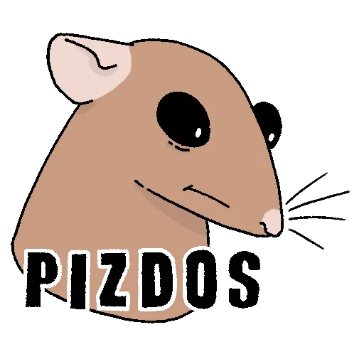 🐀 Стикер «Будни крысовода» для Telegram
