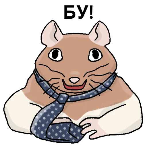 🐀 Стикер «Будни крысовода» для Telegram