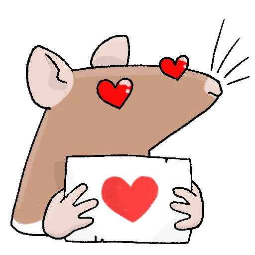😍 Стикер «Будни крысовода» для Telegram