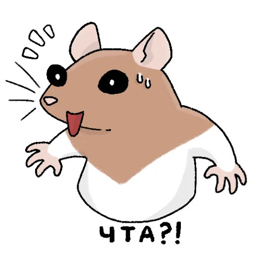 🐀 Стикер «Будни крысовода» для Telegram