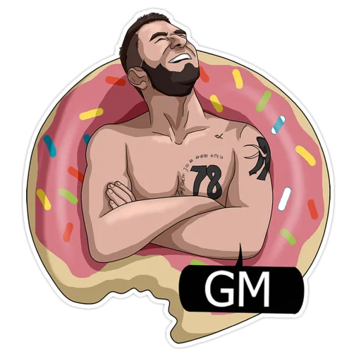 🏖 Стикер «Тони Раут & Гарри Топор» для Telegram