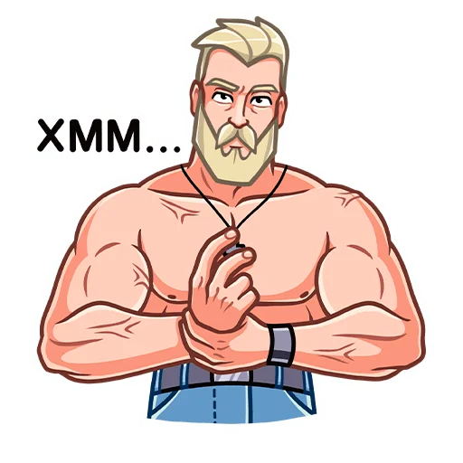 🤔 Стикер «Рейв» для Telegram