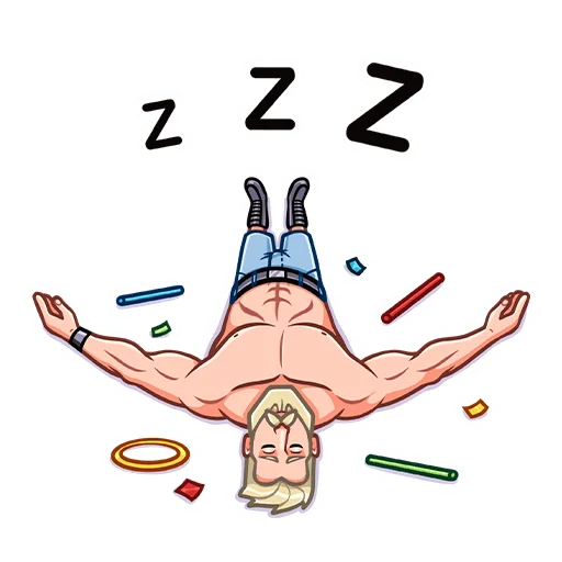 😴 Стикер «Рейв» для Telegram