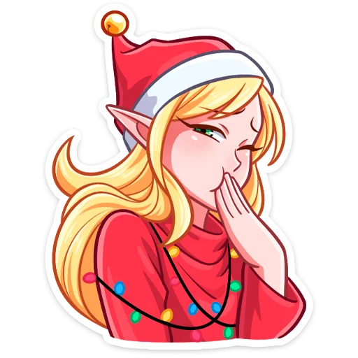 🤫 Стикер «Рей и Эвер» для Telegram