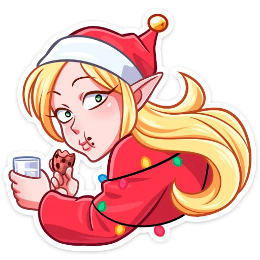 🍪 Стикер «Рей и Эвер» для Telegram