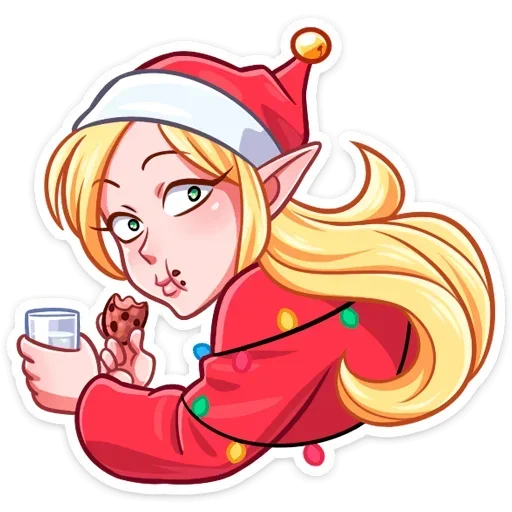 🍪 Стикер «Рей и Эвер на каникулах» для Telegram