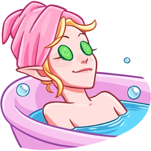 🛀 Эмодзи «Рей и Эвер» для Telegram
