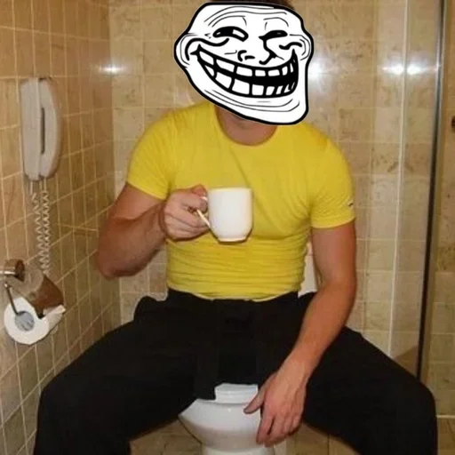 ☕️ Стикер «міське звалище» для Telegram