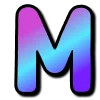 🔥 Эмодзи «Фиолетовый градиент, иконки таблички» для Telegram
