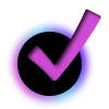 ☑️ Эмодзи «Фиолетовый градиент, иконки таблички» для Telegram