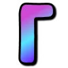🔥 Эмодзи «Фиолетовый градиент, иконки таблички» для Telegram