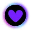 💜 Эмодзи «Фиолетовый градиент, иконки таблички» для Telegram
