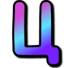 🔥 Эмодзи «Фиолетовый градиент, иконки таблички» для Telegram