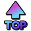 🔝 Эмодзи «Фиолетовый градиент, иконки таблички» для Telegram