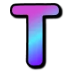 🔥 Эмодзи «Фиолетовый градиент, иконки таблички» для Telegram