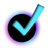☑️ Эмодзи «Фиолетовый градиент, иконки таблички» для Telegram