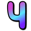 🔥 Эмодзи «Фиолетовый градиент, иконки таблички» для Telegram