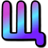 🔥 Эмодзи «Фиолетовый градиент, иконки таблички» для Telegram