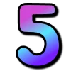 🔥 Эмодзи «Фиолетовый градиент, иконки таблички» для Telegram
