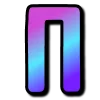 🔥 Эмодзи «Фиолетовый градиент, иконки таблички» для Telegram