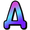 🔥 Эмодзи «Фиолетовый градиент, иконки таблички» для Telegram