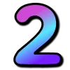 🔥 Эмодзи «Фиолетовый градиент, иконки таблички» для Telegram