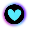 🩵 Эмодзи «Фиолетовый градиент, иконки таблички» для Telegram