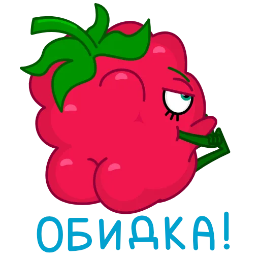 Стикер 29 Анимированный набор эмоджи с Малинкой из ВК