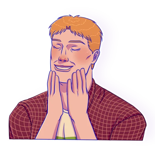😌 Стикер «Redraw» для Telegram