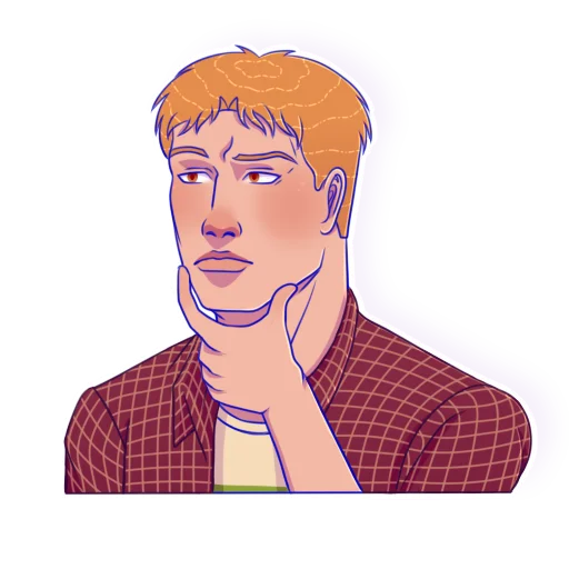 🤔 Стикер «Redraw» для Telegram