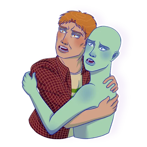 😱 Стикер «Redraw» для Telegram