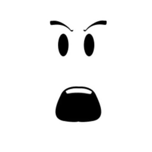 😠 Стикер «Roblox Faces» для Telegram