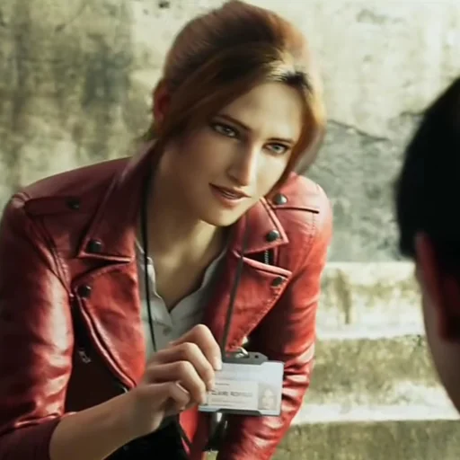 🦩 Стикер «R. Claire / Residents evil» для Telegram