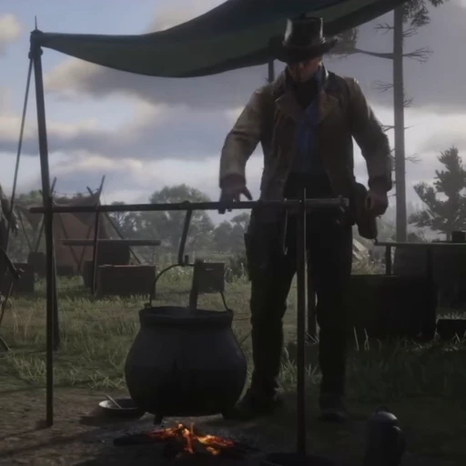 🏕 Стикер «RDR2» для Telegram