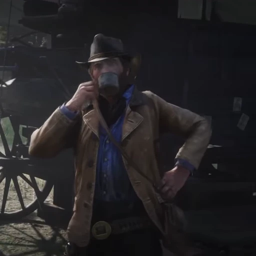 🏕 Стикер «RDR2» для Telegram